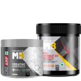 MuscleBlaze Creatine Monohydrate CreAMP & PRE Workout 200 Xtreme 0.22 lb Combo