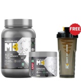 MuscleBlaze Biozyme Performance Whey 1kg & Creatine Monohydrate CreAMP 100g Combo