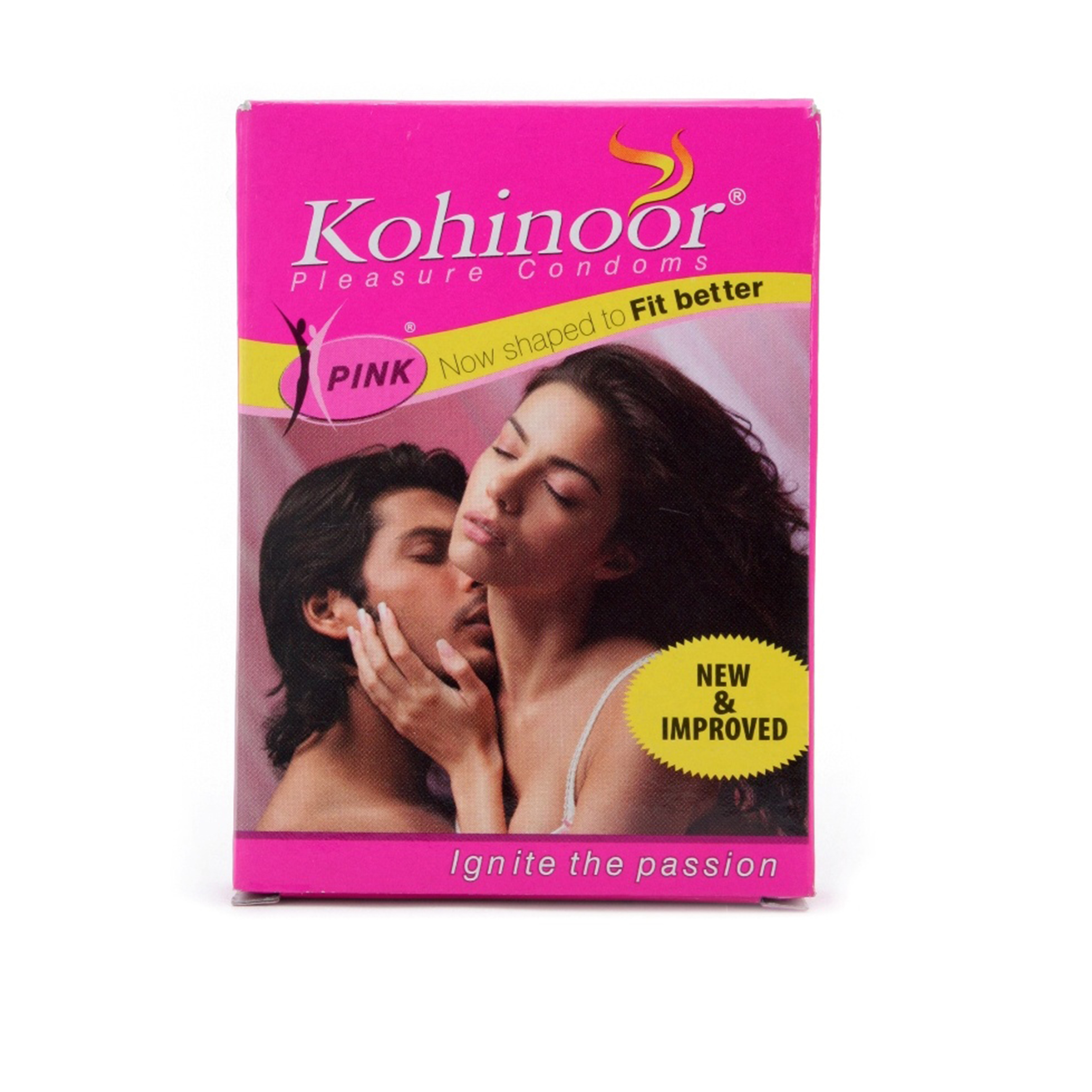 Kohinoor Pink Pleasure Condoms,  Unflavoured  3 Piece(s)/Pack 