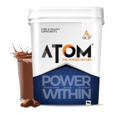 AS-IT-IS Nutrition ATOM PWR Mass Gainer,  8.8 lb  Double Rich Chocolate 
