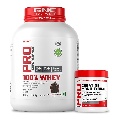 GNC Pro Performance 100% Whey Protein,  4 lb  Chocolate Fudge with Creatine Monohydrate 0.55 lb Combo 