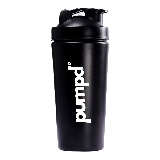 Pumpd Steel Shaker,  Black  750 ml 