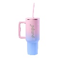 Pumpd Chugger Tumbler with Straw, Cap & Holder,  Gradient  1.2 L 
