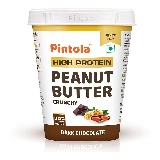 Pintola High Protein Peanut Butter,  1 kg  Dark Chocolate Crunchy 