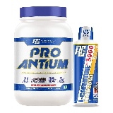 Ronnie Coleman Pro-Antium Whey Protein 2 lb Double Chocolate & L-Carnitine Liquid 465 ml Orange Smash Combo