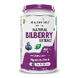 HealthyHey Nutrition Natural Bilberry Extract,  60 veggie capsule(s) 