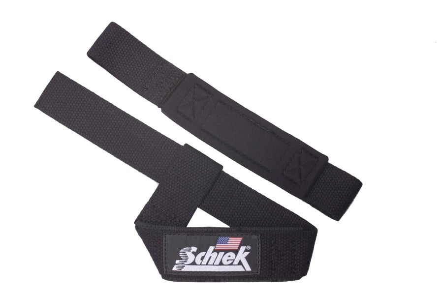 Schiek Basic Padded Lifting Straps,  Black  Free Size 