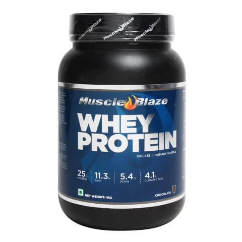 MuscleBlaze Whey Protein, Chocolate 2.2 lb