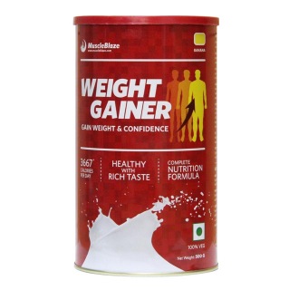 MuscleBlaze Weight Gainer, 1.1 lb Banana