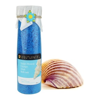 Soulflower Aroma Bath Salt, 500 g Ocean Blue