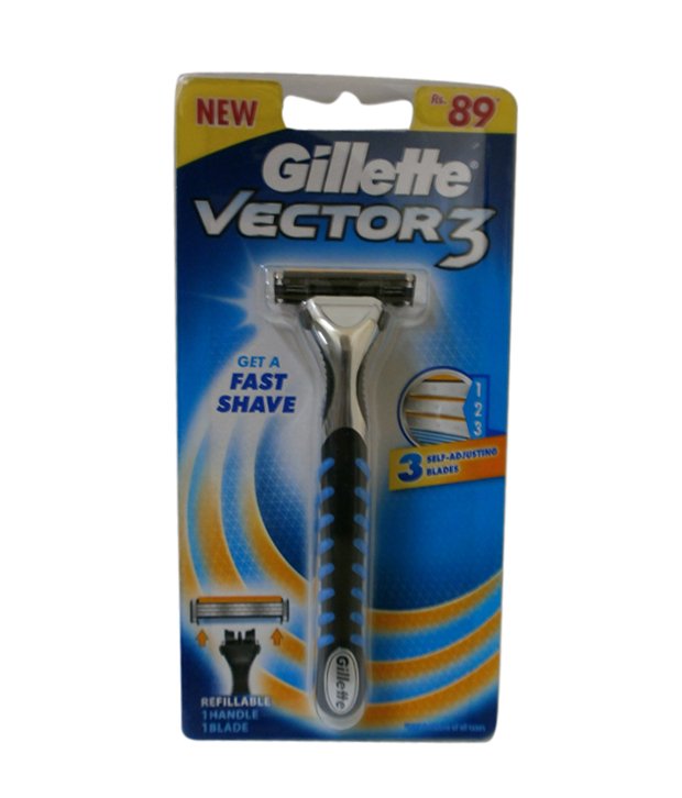 Gillette Vector 3 Razor, Refillable
