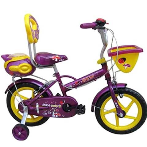 BSA Champ Dew Bicycle, Purple with Yellow