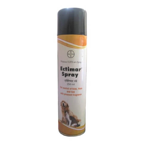 Bayer Ectimar Spray Tick Control For Dog And Cat,  Ectimar Spray  250 ml 