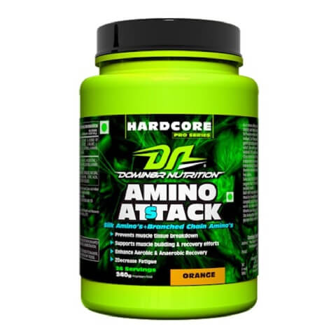 Domin8r Nutrition Amino Attack, 0.52 lb Orange Domin8r Nutrition Amino Attack, 0.52 lb Orange
