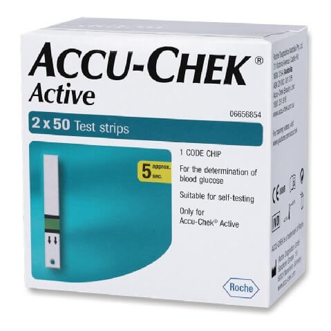 Accu-Chek Active Test Strips Box