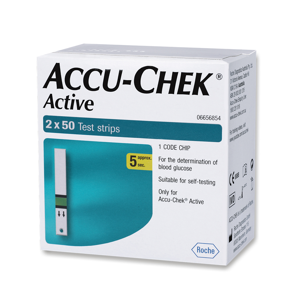Accu-Chek Active Test Strips Box