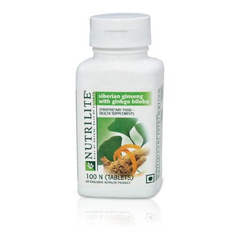 Amway Nutrilite Siberian Ginseng With Ginkgo Biloba, 100 tablet(s) Amway Nutrilite Siberian Ginseng With Ginkgo Biloba, 100 tablet(s)