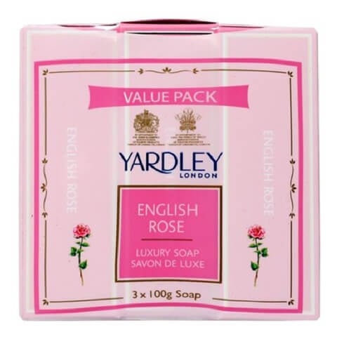 Yardley London Luxury Soaps,  300 g  English Rose 