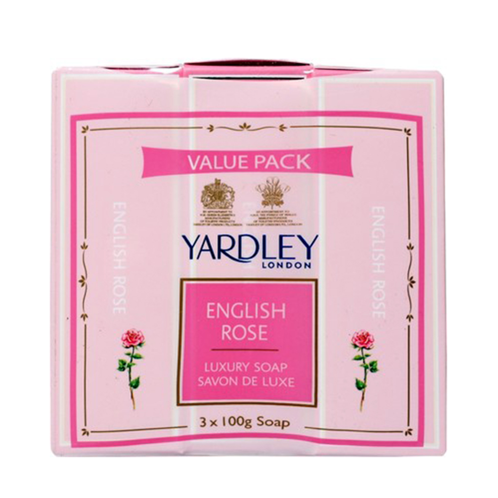 Yardley London Luxury Soaps,  300 g  English Rose 