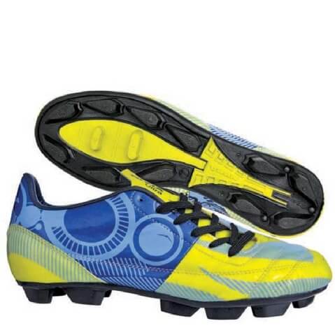 Nivia Ultra Football Shoes,  Lemon/Yellow/Royal Blue  9 