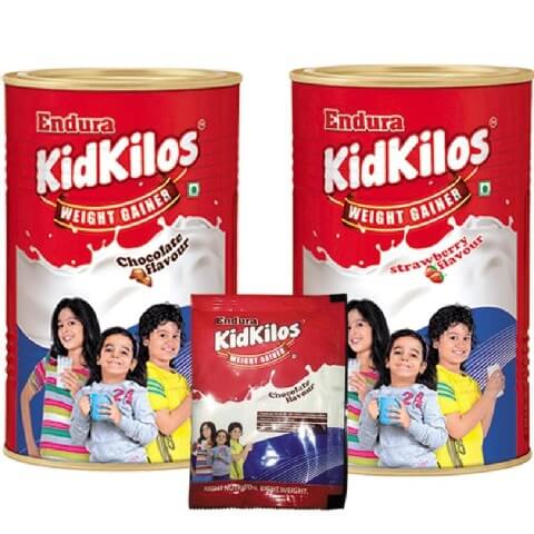 Endura KidKilos Combo Pack, Strawberry + Chocolate 530 g