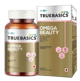 TrueBasics Omega Beauty for Hair Skin & Nails,  30 capsules  Unflavoured 