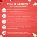 9 - HK Vitals Filtered Apple Cider Vinegar by HealthKart,  0.5 L  Natural (Pet Bottle)