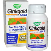 Nature's Way Ginkgold Max (120mg),  60 tablet(s) 