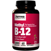 Jarrow Formulas Methyl B12 (5000mcg), Unflavoured 60 softgels