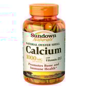 Sundown Naturals Calcium (1000 mg),  100 tablet(s)  Unflavoured 