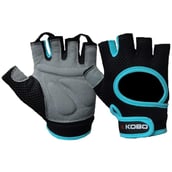 KOBO Gym Gloves (WTG-03),  Blue & Black  XL 