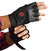 Omtex Gym Gloves (Ace),  Black  Small 