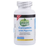 Vista Nutrition Curcumin with Piperine,  120 capsules 