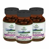 Organic India Shatavari, 60 capsules - Pack of 3