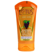 Lotus Herbals Safe Sun Sunscreen Face Wash Gel, 80 g for All Skin