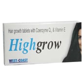 Healthvit Highgrow Hair Growth with CoQ10, 10 tablet(s) Unflavoured