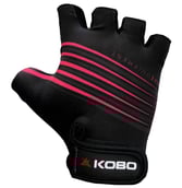 KOBO Weightlifting Gym Gloves (CG-02),  Black  Small 