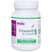 Zenith Nutrition Vitamin D & Calcium, Unflavoured 180 capsules