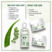 4 - CGG Cosmetics Aloe Vera Facial Kit - Soothing Gel, Micellar Water, Daily Cleansing Pads Combo,  3 Piece(s)/Pack  Normal to Dry/Sensitive Skin 