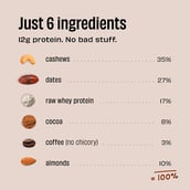 1 - The Whole Truth Protein Bars,  6 bar(s)  Coffee Cocoa 