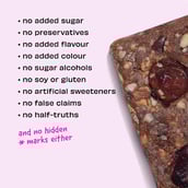 2 - The Whole Truth Vegan Energy Bars,  6 bar(s)  Cocoa Cranberry Fudge 
