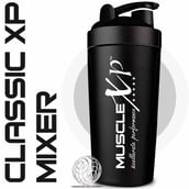 3 - MuscleXP Classic XP Stainless Steel Shaker Blender,  Black  750 ml 