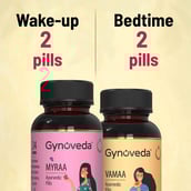 8 - Gynoveda PCOS - Vamaa & Myraa Ayurvedic Pills - Pack of 3,  120 tablet(s) 