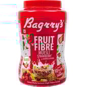 1 - Bagrrys Fruit n Fibre with Almonds & Raisins Muesli,  1 kg  Strawberry 
