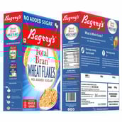 5 - Bagrrys Total Bran Wheat Flakes,  500 g  No Added Sugar 