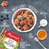 4 - Bagrrys Total Bran Wheat Flakes,  500 g  Original 