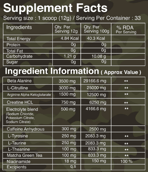 12 - Big Flex Nuke Pre Workout,  0.88 lb  Lychee + Bigflex Shaker 700 ml Free 