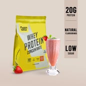 4 - Protein World Whey Protein Concentrate,  4.4 lb  Strawberry Milkshake 