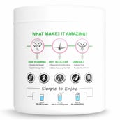 2 - Big Muscles Hair Vitamins with DHT Blocker & Omega-3,  160 g  Orange 