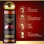 7 - Nirvasa Onion Hair Oil,  100 ml  for All Hair Types 